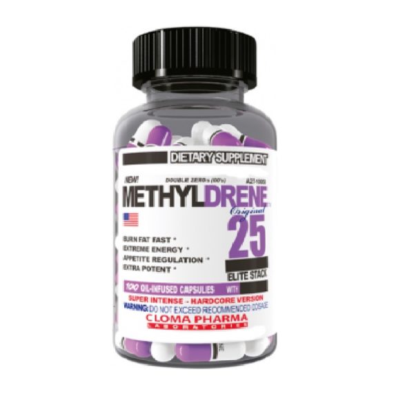 Cloma Pharma Methyldrene Elite 100 Caps.