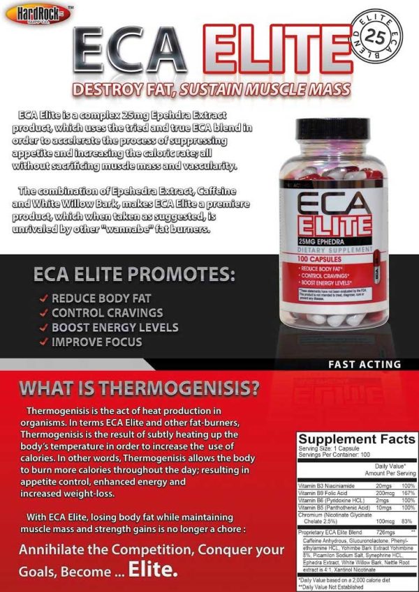 HARD ROCK ECA ELITE (ECA STACK) 100 Caps banner