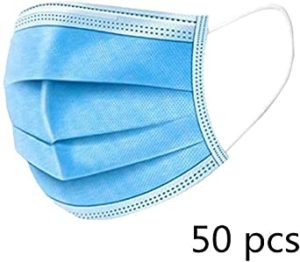 Mascherina chirurgica blu pacco da 50
