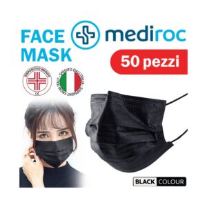 Mascherina mediroc nera termogenici